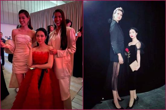 Hòa Minzy chỉ 1m55 nhưng tự tin đọ chiều cao cả showbiz: 'Đối thủ' mới nhất là Hoa hậu Hoàn vũ Khánh Vân