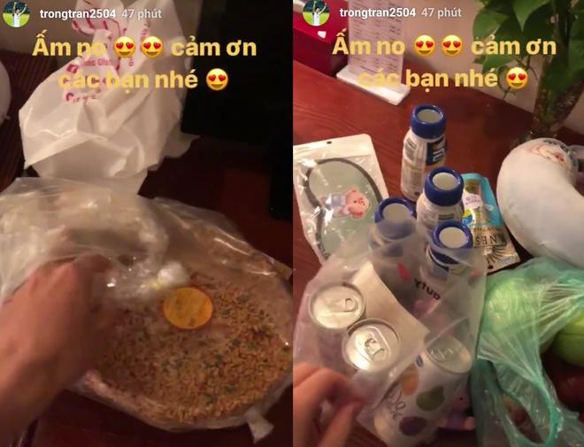 Trở lại luyện tập, Đình Trọng khoe quà và đồ ăn nhận được từ fan-4