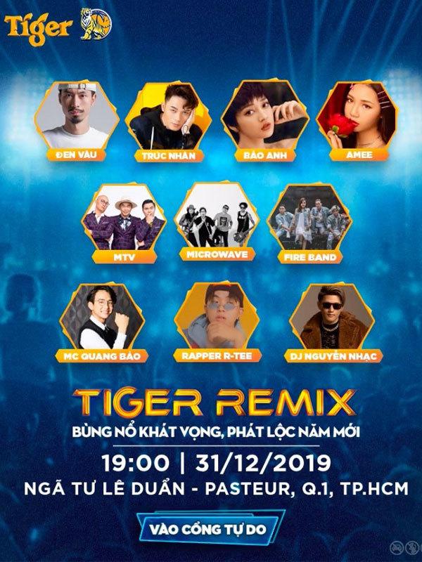 Đón giao thừa cùng Mỹ Tâm, Tuấn Hưng, Đông Nhi tại Tiger Remix 2020-8