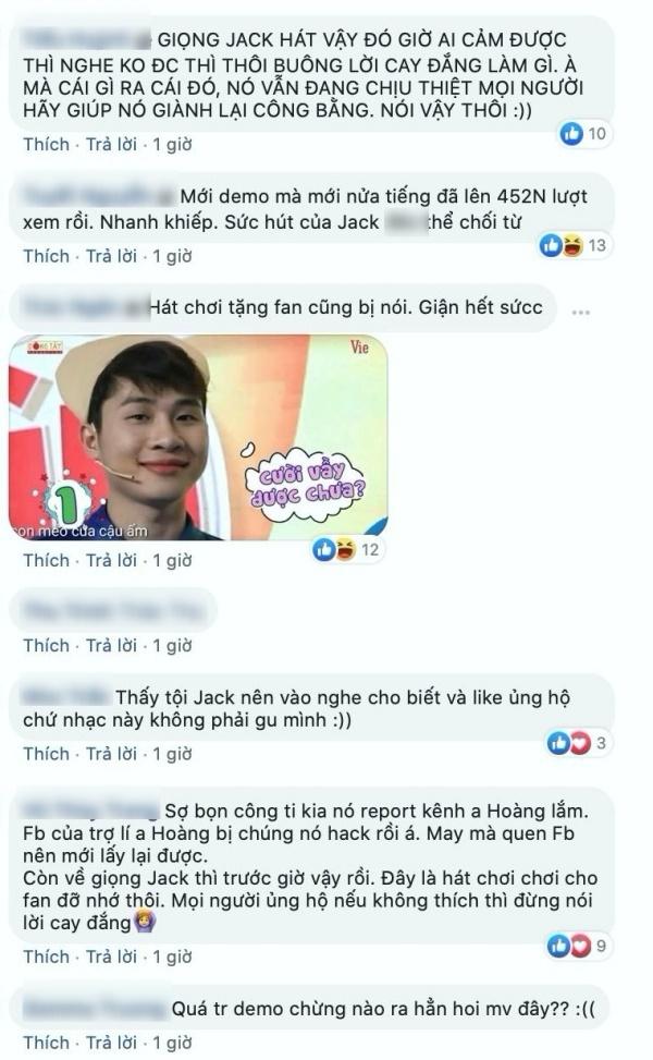 Bình luận của netizen sau khi nghe demo bài hát mới của Jack: Tài năng thật nhưng nhạc nghe mệt quá-3