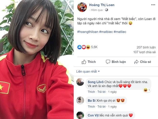 Hoàng Thị Loan, Văn Hậu và các cầu thủ bắt trend ‘Mắt biếc’-1