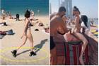 Mặc bikini nhỏ xíu cưỡi lạc đà, Ngọc Trinh khoe body '30 vẫn còn xuân' trên đất Dubai sang chảnh