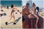 Mặc bikini nhỏ xíu cưỡi lạc đà, Ngọc Trinh khoe body '30 vẫn còn xuân' trên đất Dubai sang chảnh