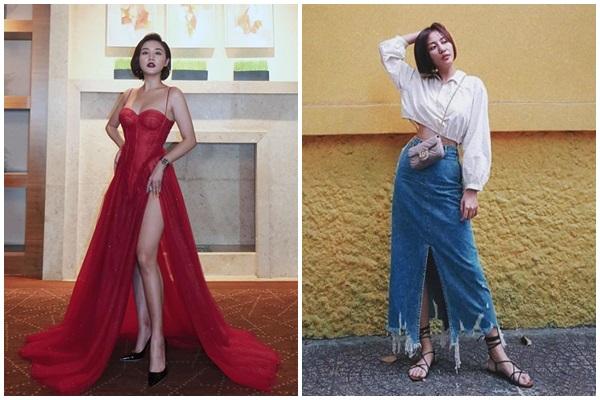 Tiểu Vy lộ vóc dáng gầy gò - Diệu Nhi lên đồ phá cách với outfit họa tiết hoạt hình-10