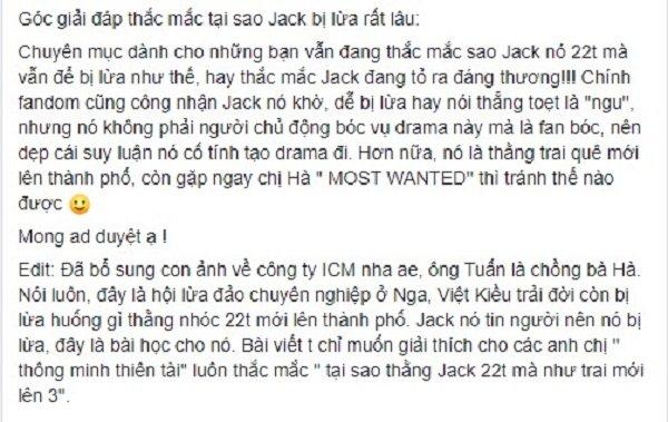 Xôn xao tin đồn mẹ nuôi K-ICM từng lừa đảo chuyên nghiệp, bảo sao Jack dễ dàng trúng lưới?-3