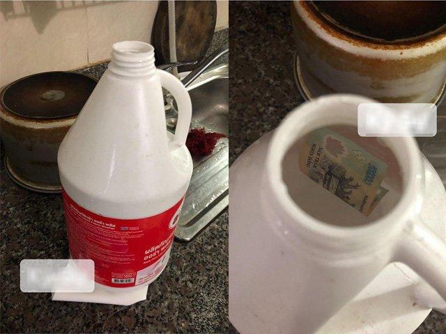 Chồng khăng khăng giữ chai nước giặt đã hết làm vợ tức đỏ mắt, đến khi biết sự thật thì té ngửa-1