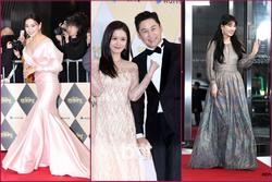 Hoa hậu Honey Lee, Jang Nara và dàn sao gợi cảm trên thảm đỏ cuối năm