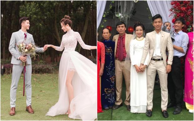 Khoe ảnh cưới siêu đẹp, Nhật Linh bị dân tình soi như người khổng lồ khi sánh bước bên Phan Văn Đức-4