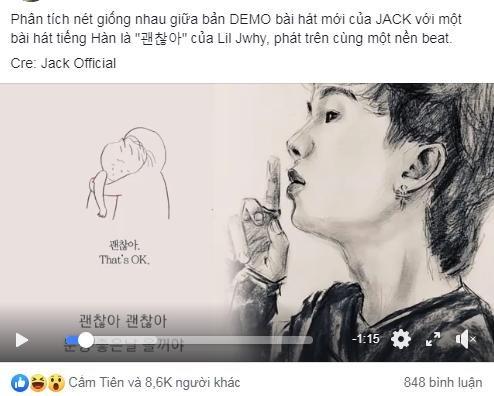 Demo ca khúc mới của Jack bị phát hiện mượn beat bản rap Kpop đình đám-2