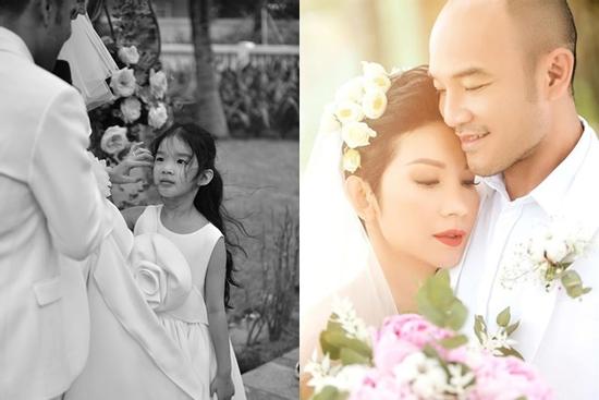 Hôn lễ xong xuôi, ông xã Xuân Lan gửi lời yêu thương tới con riêng của vợ: 'Ba có trách nhiệm đem hạnh phúc cho con'