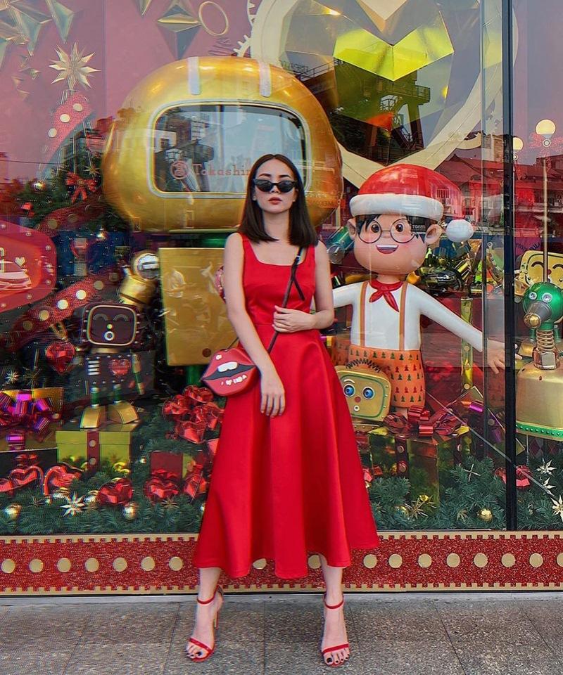 Dàn mỹ nhân Việt đồng loạt lên đồ nhuốm sắc đỏ: Lệ Quyên lại xách túi giá bằng cả căn hộ-5