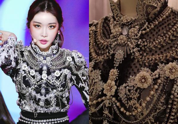 Là cây rụng tiền của công ty, Chungha gây choáng với loạt outfit không giá nghìn đô thì cũng đính đá lồng lộn-6