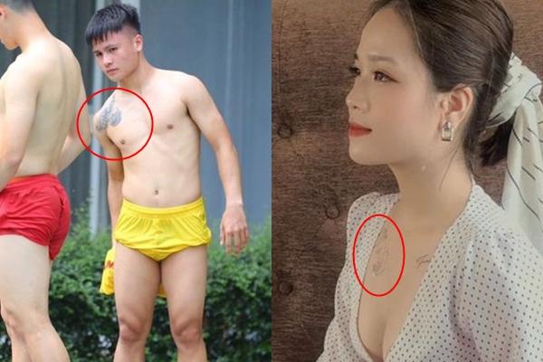 Quang Hải và cô chủ tiệm nail để lộ dấu vết cơ thể ở cùng vị trí-2