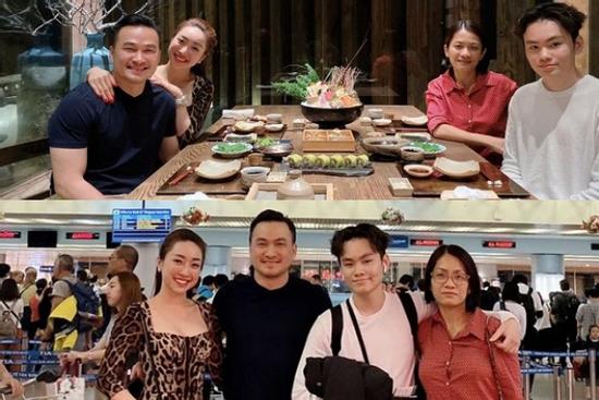 Diễn viên Chi Bảo lần đầu tiên đăng ảnh đưa người yêu đi ăn cùng con trai và vợ cũ