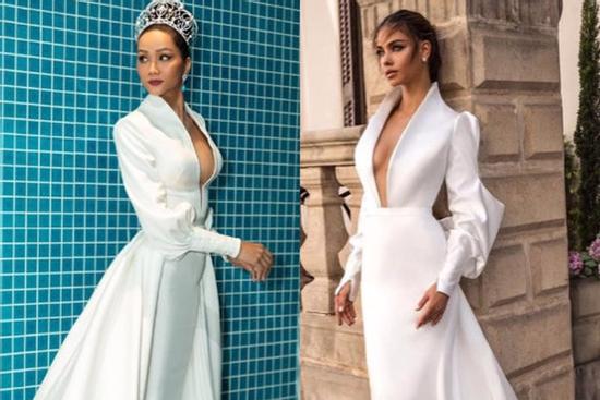 Khổ như H'Hen Niê đẹp ngời ngời mà vẫn 'dính án' váy đạo nhái nhiều nhất Vbiz năm 2019