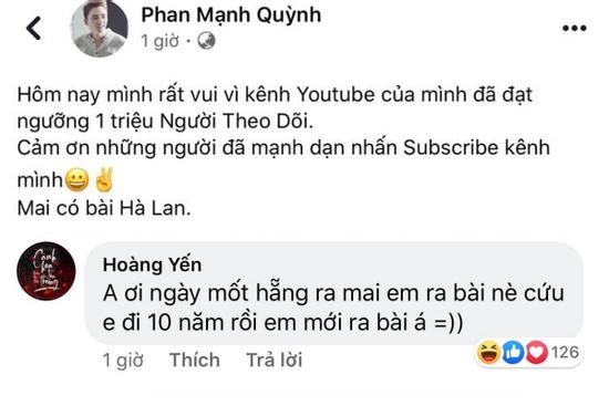 Hoàng Yến Chibi 'năn nỉ' Phan Mạnh Quỳnh dời ngày ra mắt bài hát mới vì trùng lịch