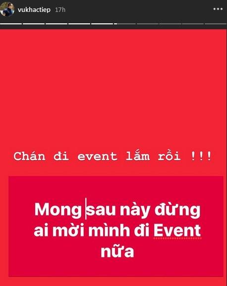 Giữa tâm bão bị giang hồ đánh vì thiếu nợ, Vũ Khắc Tiệp ẩn ý: Đừng ai mời đi event nữa-2