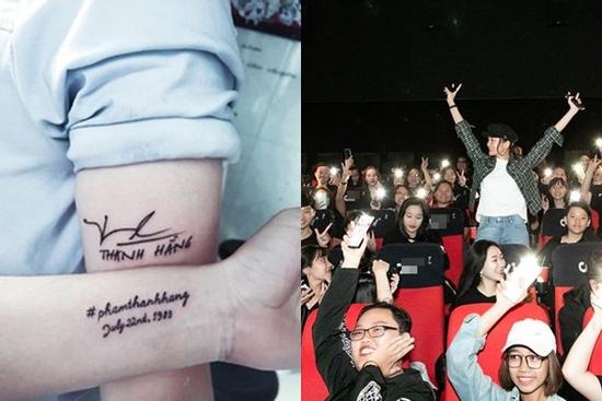 'Chơi lớn' như fans Thanh Hằng: Xăm thần tượng lên người, bao nguyên cả rạp chiếu
