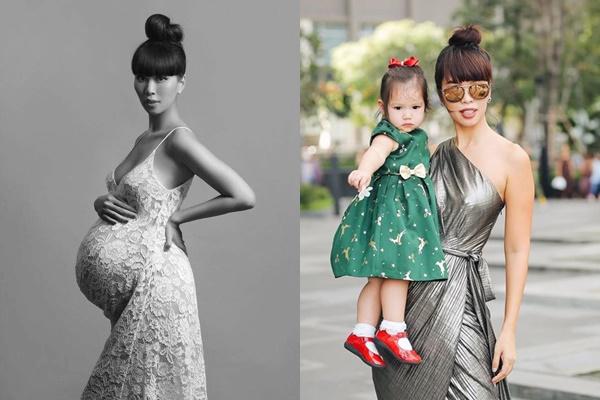 Con gái Hà Anh đòi mặc áo ngực của mẹ, biểu cảm khó đỡ khiến ai cũng bật cười-11