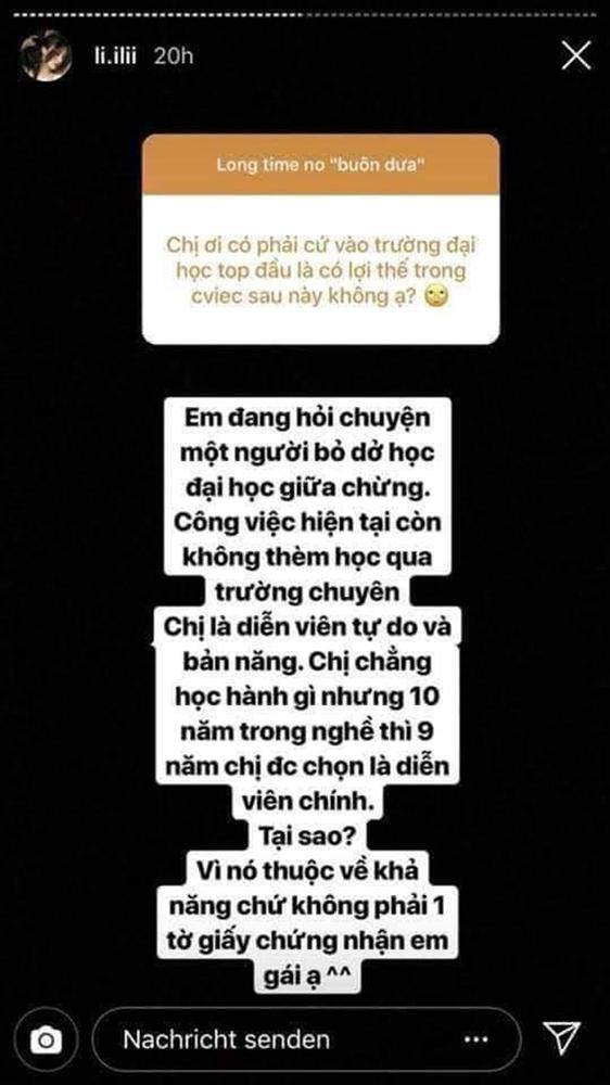 Lưu Đê Ly lại gây tranh cãi với phát ngôn: Chẳng học hành mà 10 năm hết 9 năm được làm diễn viên chính-1