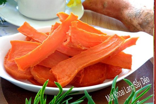 Cách làm mứt khoai lang sấy ngon đãi khách dịp Tết