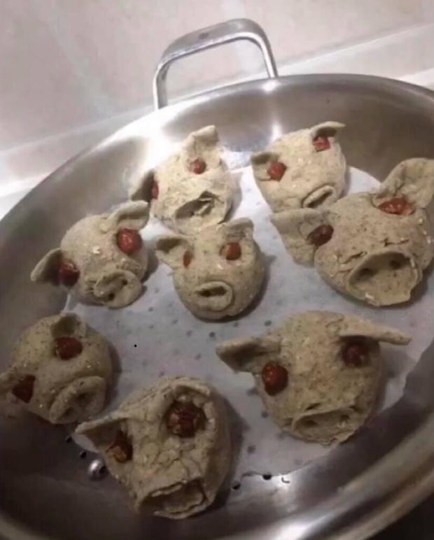 Đến chơi, cô gái suýt ngất khi nhìn mâm bánh bao heo bạn thân trổ tài cho cả nhà thưởng thức-3