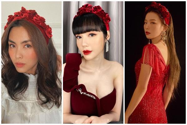 Cùng đeo bờm nhung: Hà Tăng hack cả chục tuổi - Elly Trần biến thành đóa hoa hồng-9