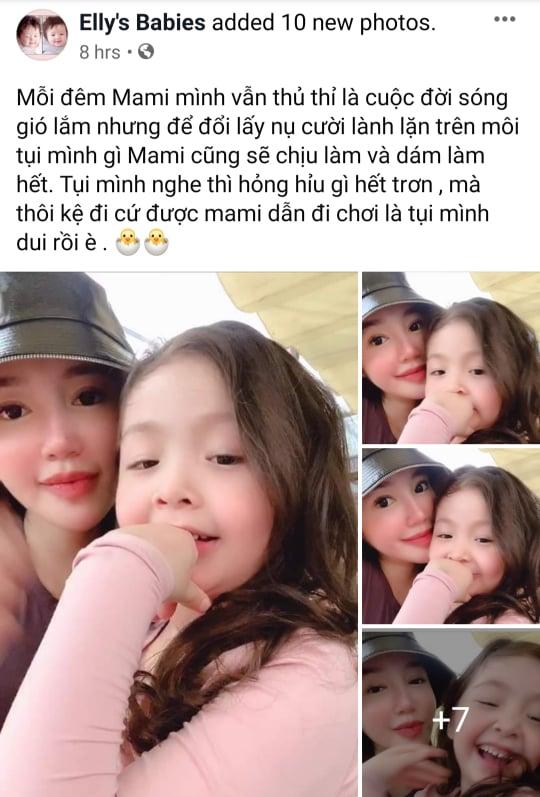 Giữa nghi vấn bị chồng Tây cắm sừng, Elly Trần viết status khó hiểu gửi hai con thơ-3