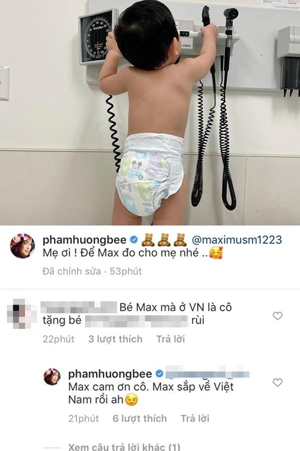 Hoa hậu Phạm Hương sắp đưa con trai về Việt Nam-1