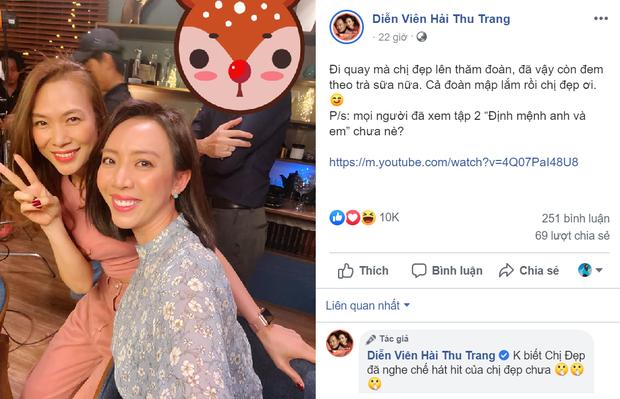 Thu Trang bất ngờ tiết lộ hình ảnh hậu trường phim mới có Mỹ Tâm-2