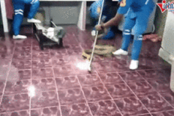 Clip: Thiếu niên 12 tuổi ở Đà Nẵng ngã từ tầng 5 xuống mái tôn, chiến sĩ PCCC đu dây lên giải cứu-2