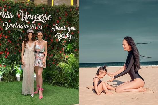 Chiêu sau sinh giúp vợ đại gia mía đường đứng cạnh tân HHHV Khánh Vân đẹp 'bất phân thắng bại'