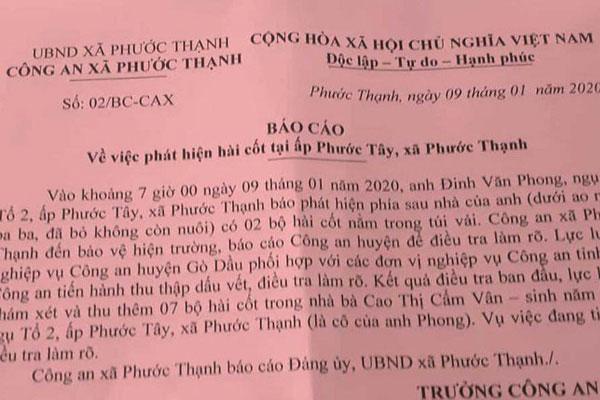 Phát hiện 9 bộ hài cốt ở Tây Ninh, Bộ Công an vào cuộc-1
