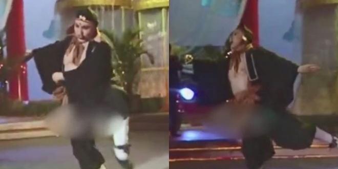 Clip thầy trò Đường Tăng suýt bay người vì gió khi đóng Tây du ký-2