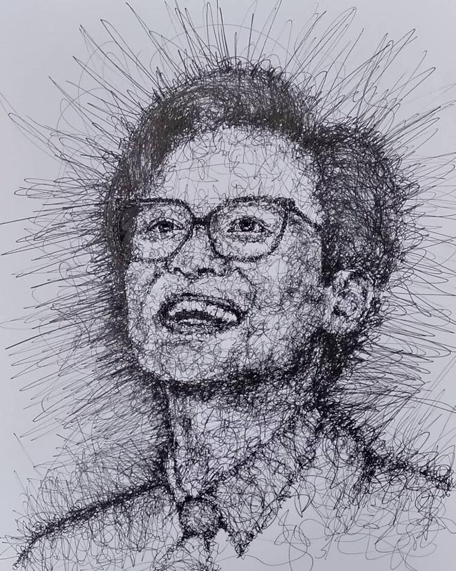 10X khắc họa dàn diễn viên Mắt biếc bằng các nét vẽ nguệch ngoạc-6