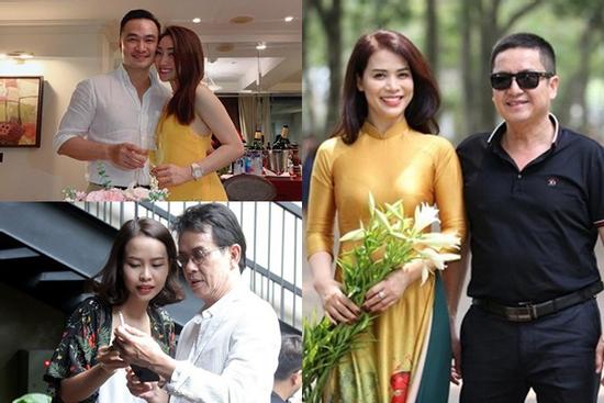 Sau ly hôn, loạt quý ông Vbiz nên duyên với người mới kém hàng chục tuổi