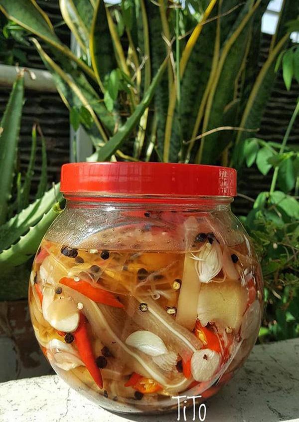 Cách làm tai heo ngâm giấm chua ngọt, giòn sần sật đón Tết, ai cũng thích mê-2
