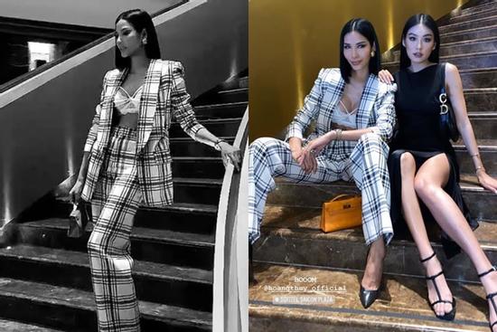 Hoàng Thùy trở về phong cách nam tính nhưng lại khiến fan 'bỏng mắt' với vòng 1 căng tràn