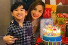 Ông xã Diễm Hương vắng mặt trong tiệc sinh nhật con trai giữa tâm bão ly hôn