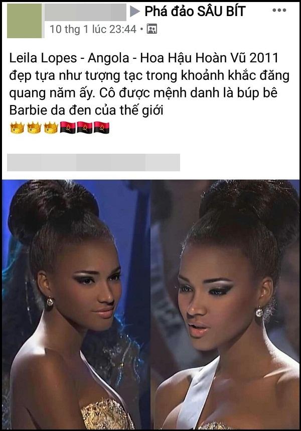 Hoa hậu Hoàn vũ đang gây sốt mạng Việt: Đẹp như tiên vẫn bị miệt thị con khỉ mặc váy-5