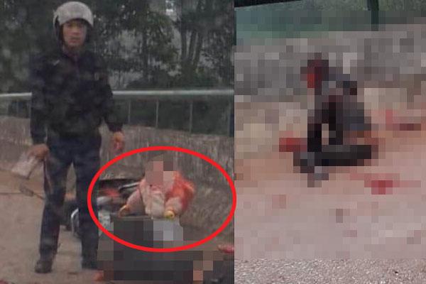 Vụ thanh niên chém người mẹ chở con ở Thái Nguyên: Chồng từng giáp mặt kẻ chém vợ-1