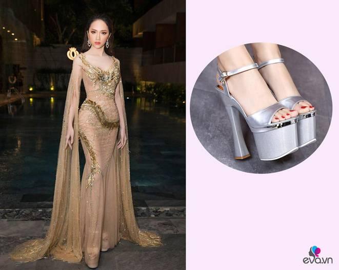 Phi Nhung đã cố chọn đôi giày siêu cao khổng lồ 25cm mà vẫn thấp hơn Hương Giang-7