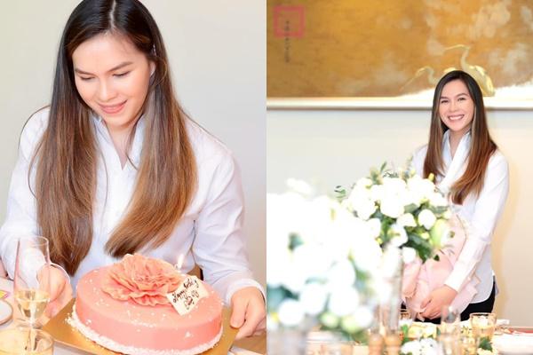 Diện đồ lạc quẻ trong tiệc sinh nhật chuẩn quý tộc, con gái nữ hoàng ảnh lịch Diễm My vẫn đẹp kiêu sa-1