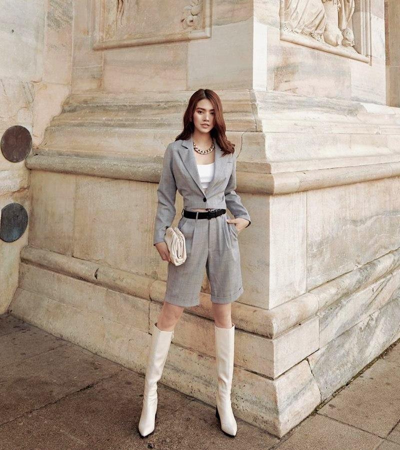 Hòa Minzy tự tin diện đầm bodycon ngắn cũn - Thúy Vi bắt nhịp xu hướng với váy tím pastel-4