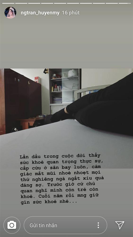Á hậu Huyền My đột ngột ngất xỉu, phải cấp cứu ngay tại sân bay-1