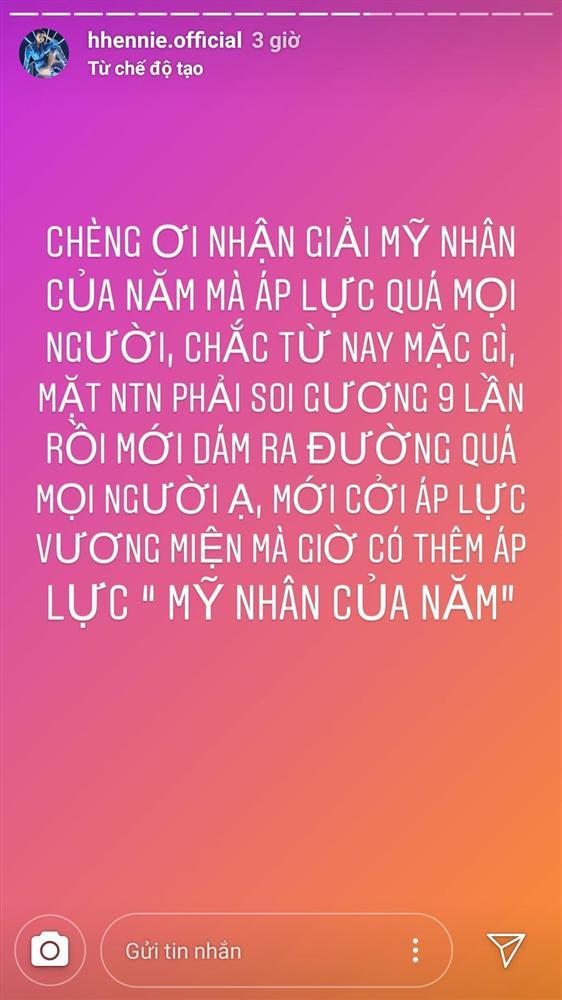 Thắng giải Mỹ nhân của năm, HHen Niê tự nhủ soi gương 9 lần, không còn dám xuề xòa khi ra đường-3