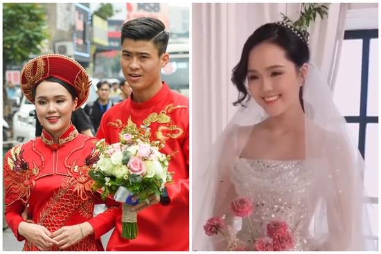 Sau diện mạo hơi 'dừ' trong ngày ăn hỏi, fan hy vọng vợ tương lai Đỗ Duy Mạnh đổi phong cách trong ngày cưới