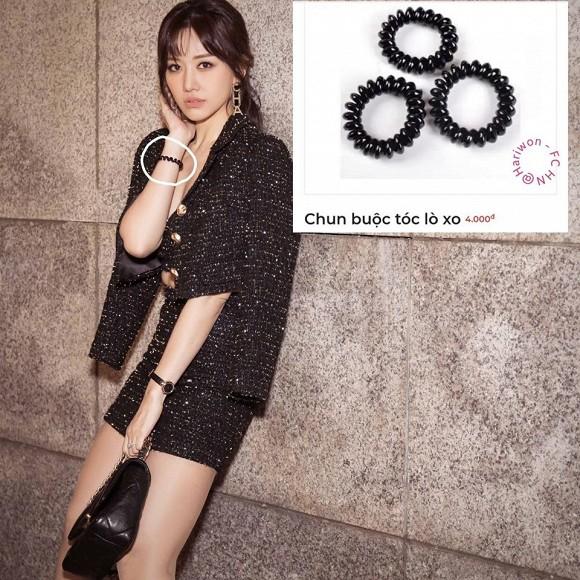 Diện toàn đồ Chanel sang chảnh, Hari Won bị chồng trách vì một phụ kiện 4.000 đồng-3