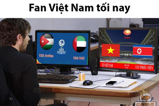 Dân mạng chế ảnh, cổ vũ U23 Việt Nam thắng U23 Triều Tiên