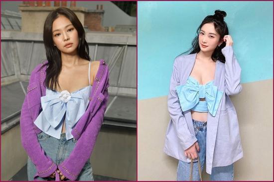 Jun Vũ, Thảo Tâm mặc áo nhái Jennie